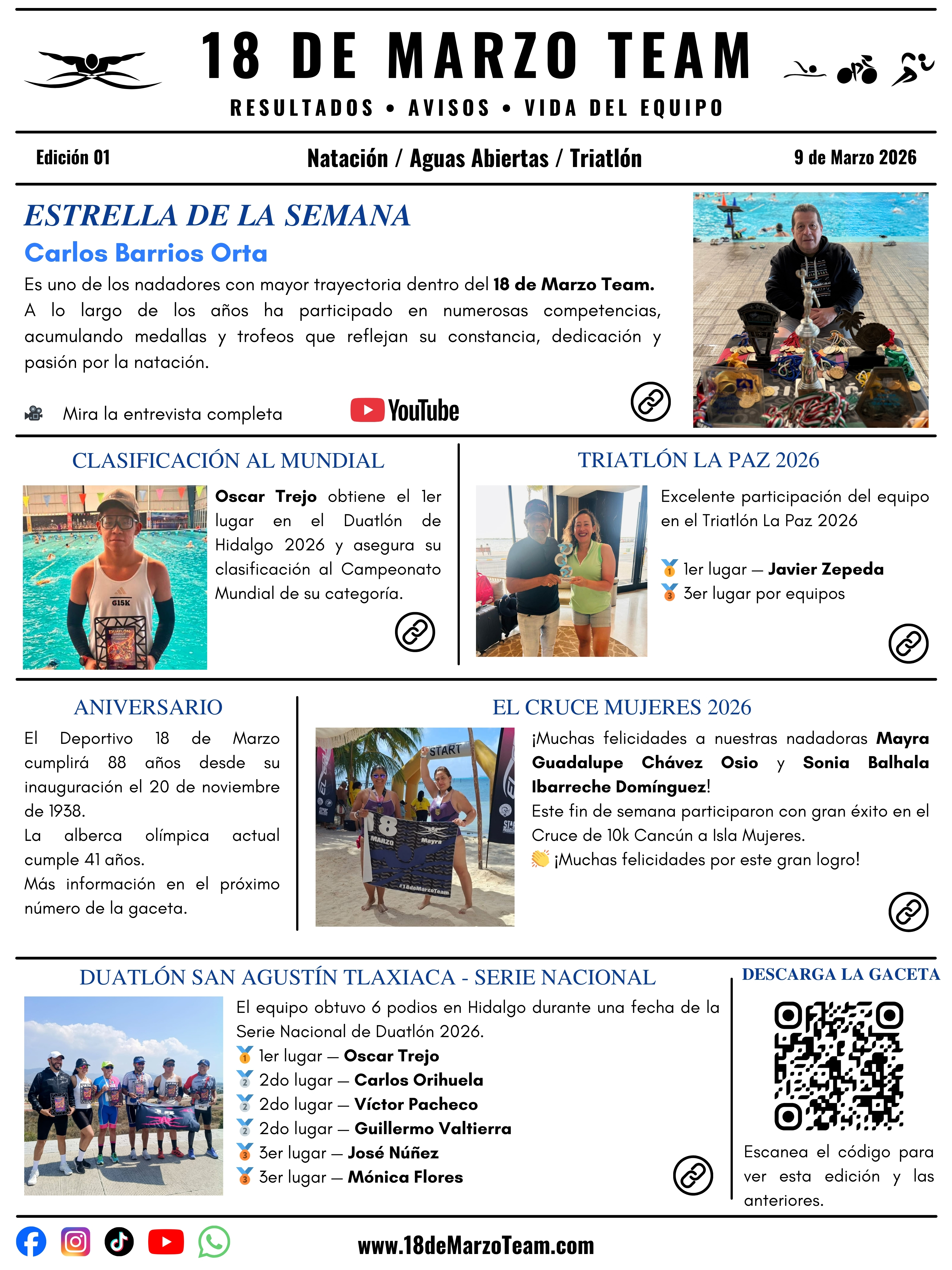 Gaceta 18 de Marzo Team